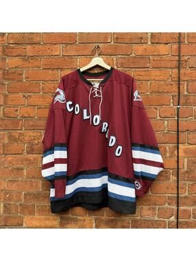 vintage colorado avalanche KOHO alternate hockey jersey XL